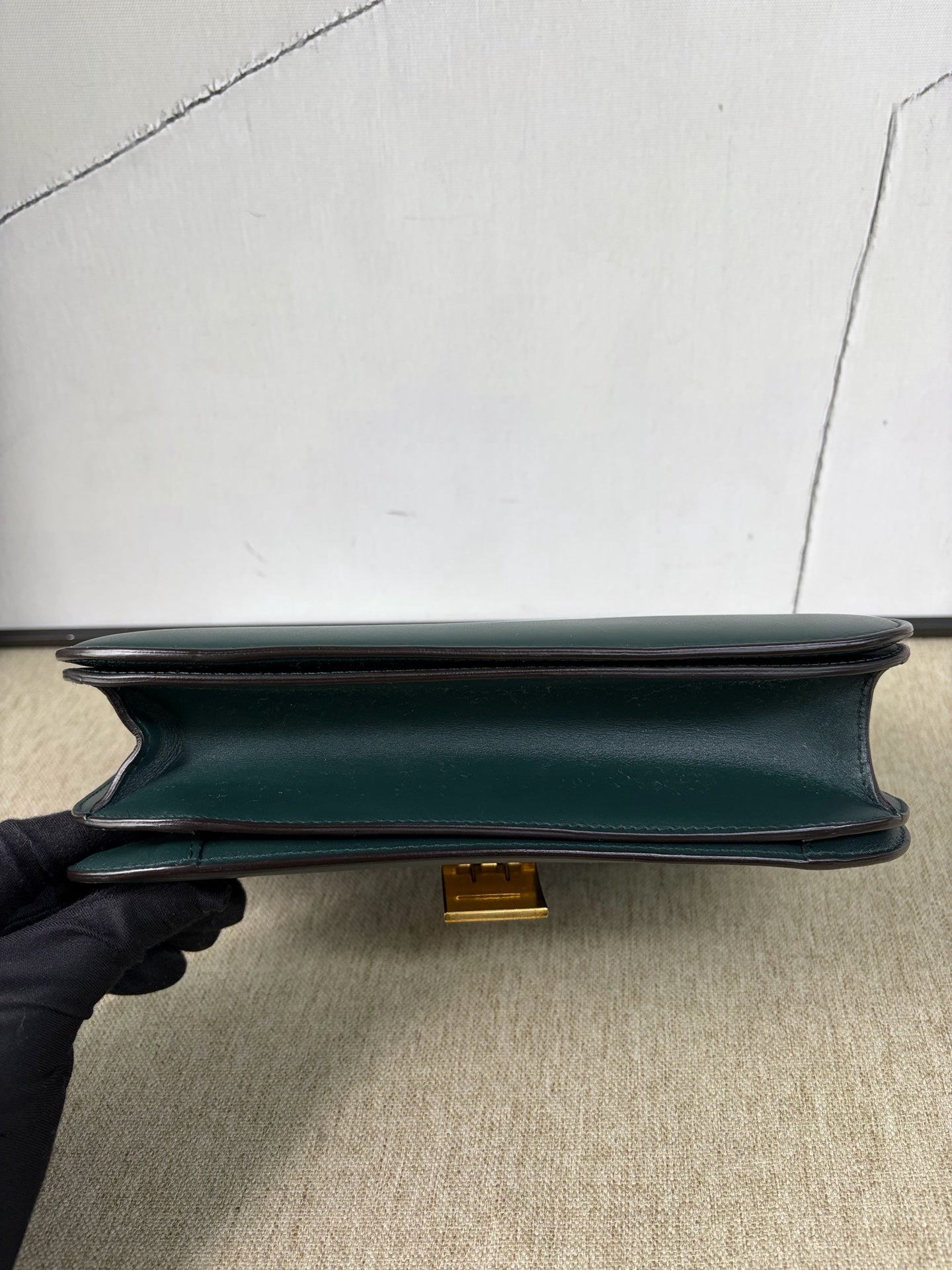 Celine - Classic Box Medium - Leather - Green - (Medium)