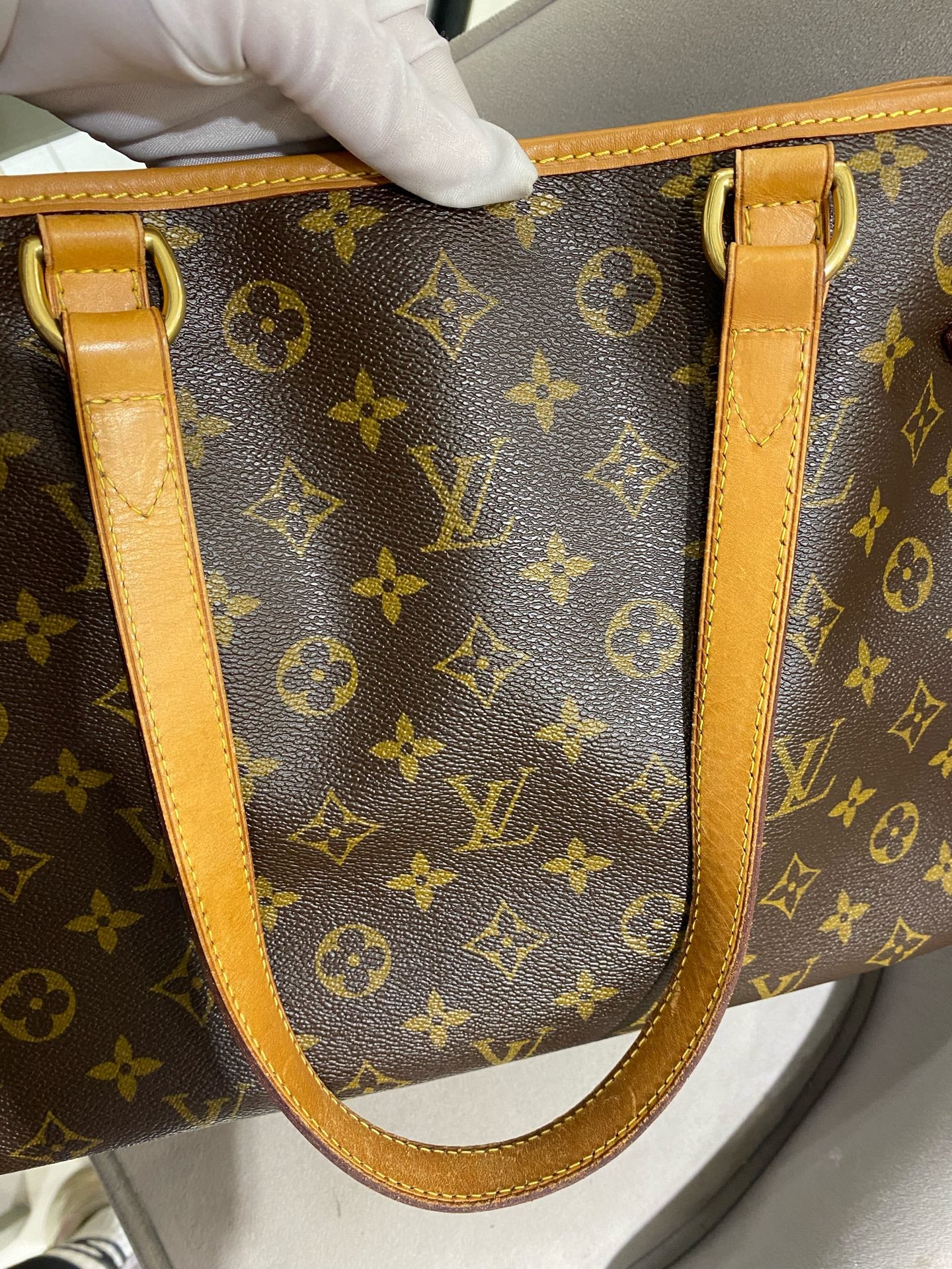 Louis Vuitton - Batignolles Horizontal - Monogram canvas with Vachetta leather trim - Brown - (medium)