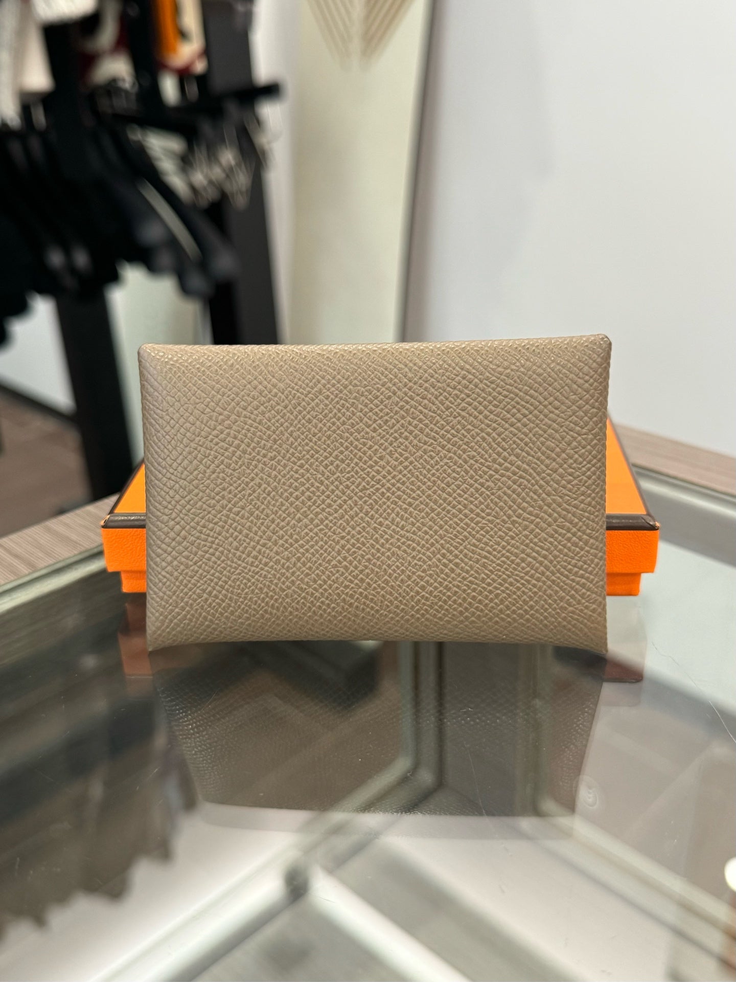 Hermès - Calvi Duo - Epsom leather - Grey - (Small)