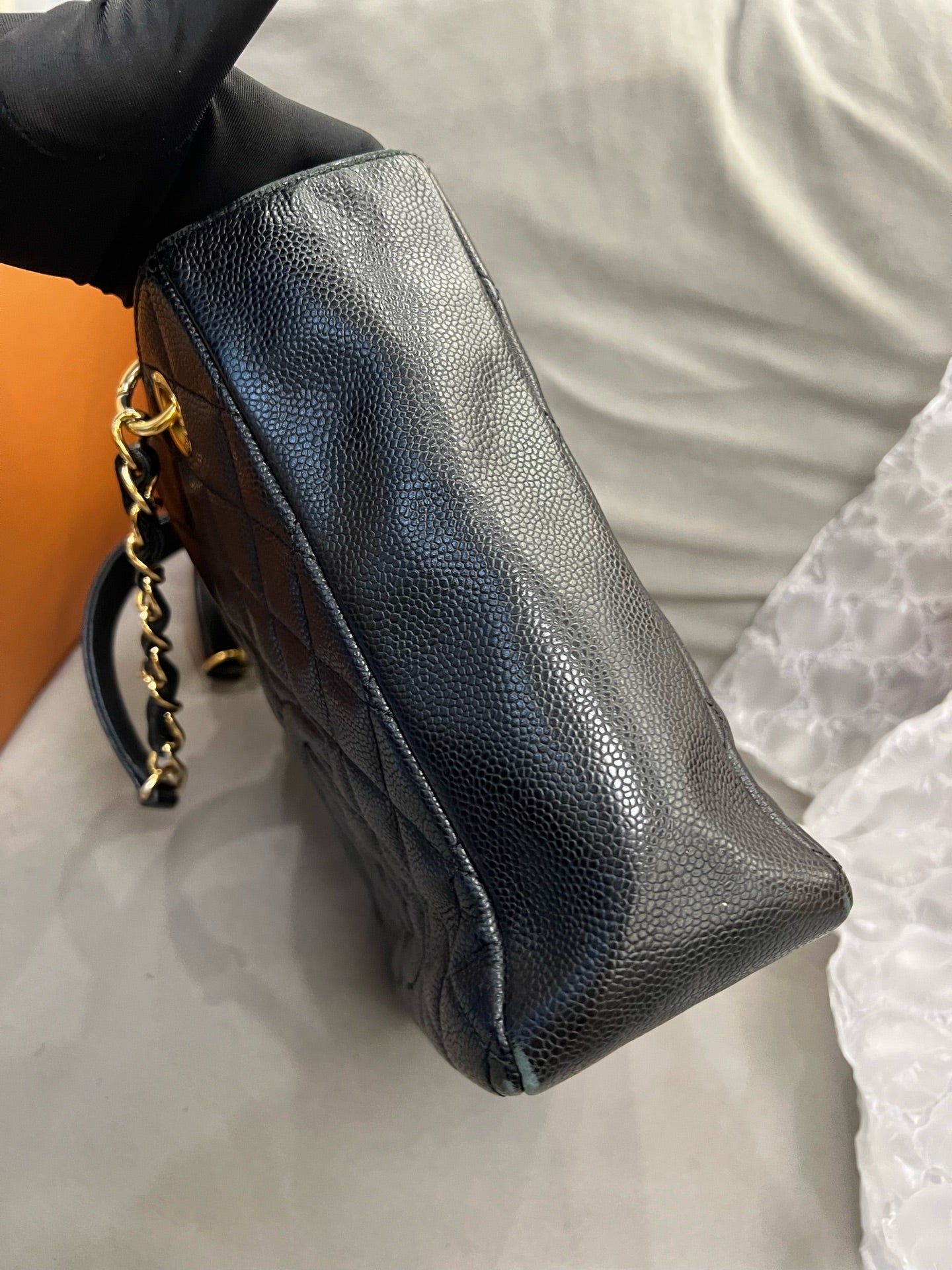 Chanel - PST Small (Petit Shopping Tote) - Caviar leather - Black - (Small)