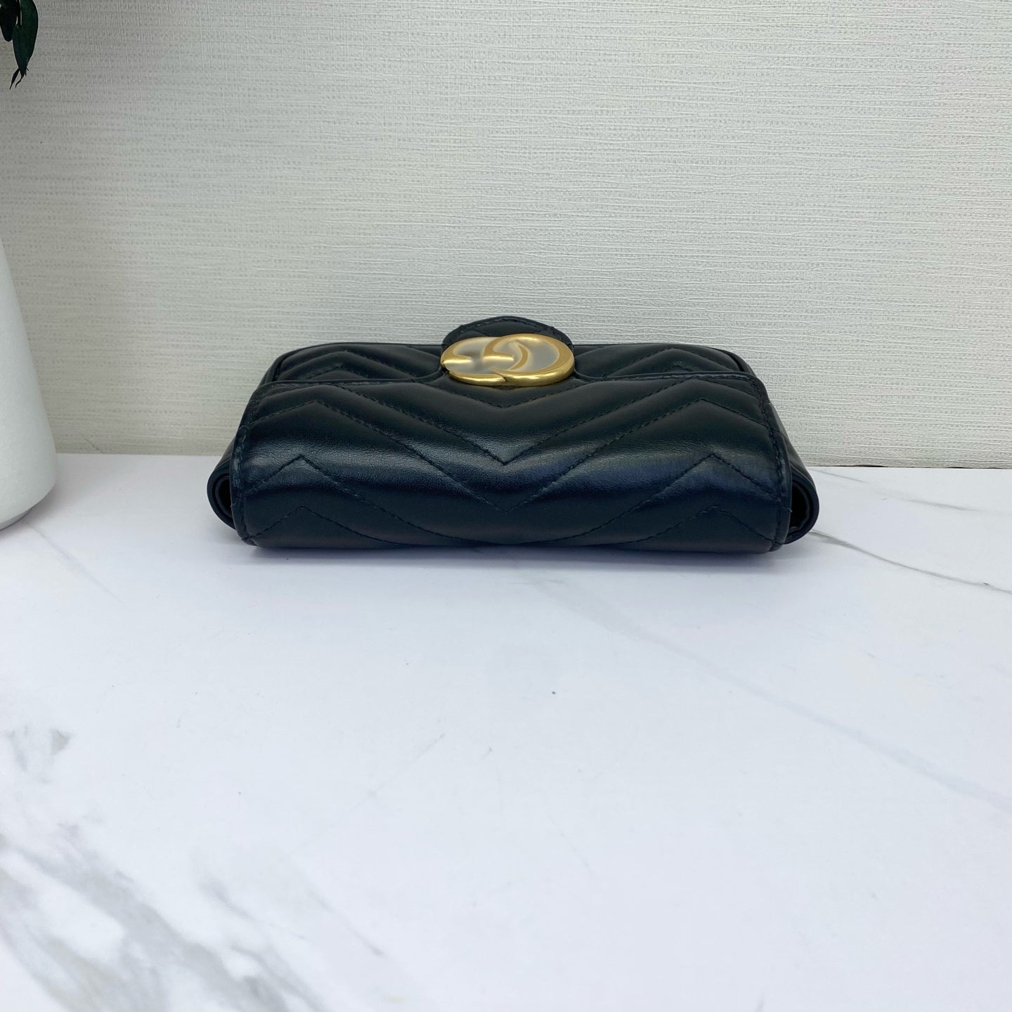 Gucci - Marmont Mini Shoulder Bag - Leather - Black - (mini)