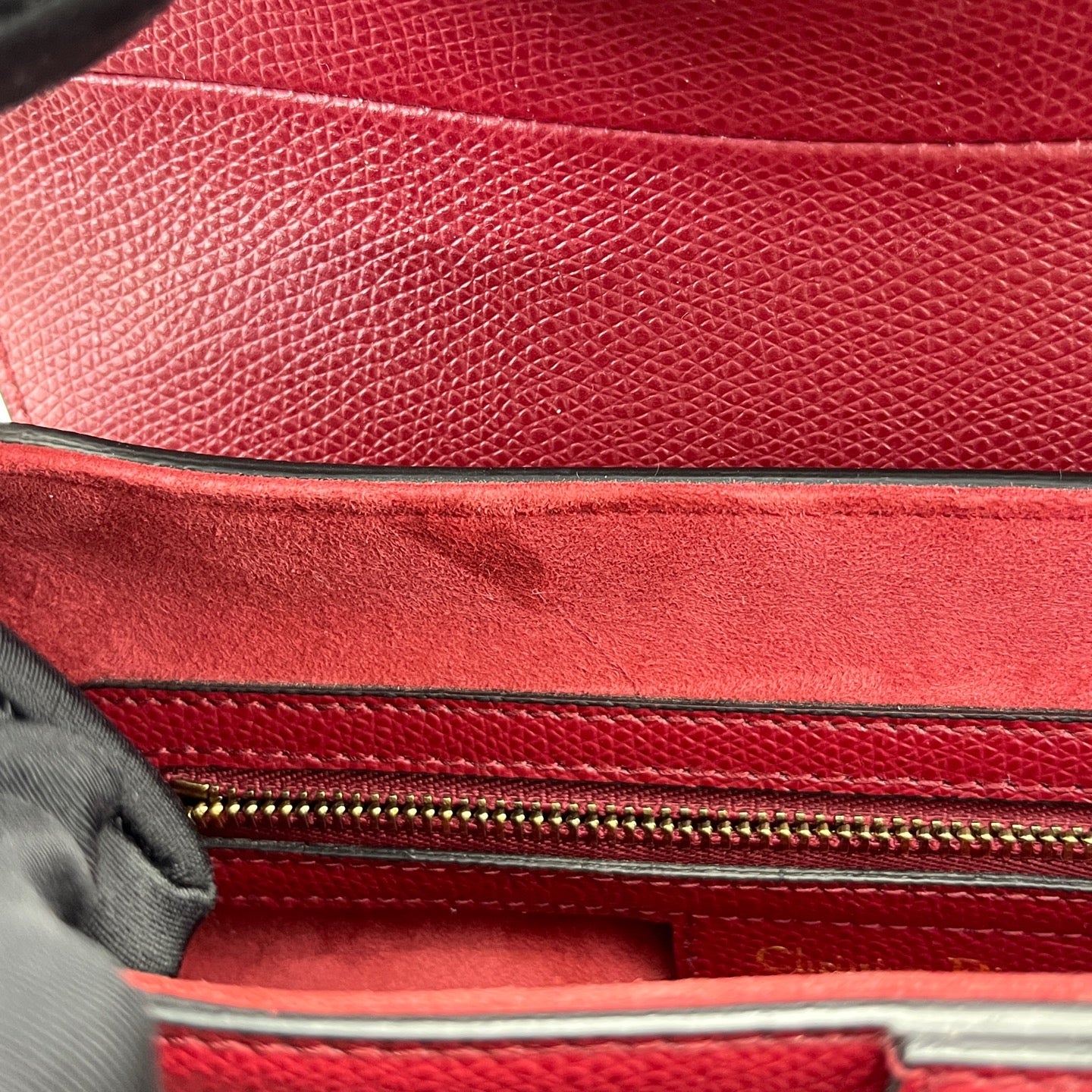 Dior - Saddle Bag - Leather - Burgundy - (medium)