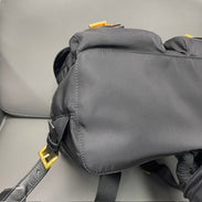 Prada - Nylon Robot Backpack - Nylon with Saffiano Leather accents - Black with Multicolour Accents - (Medium)