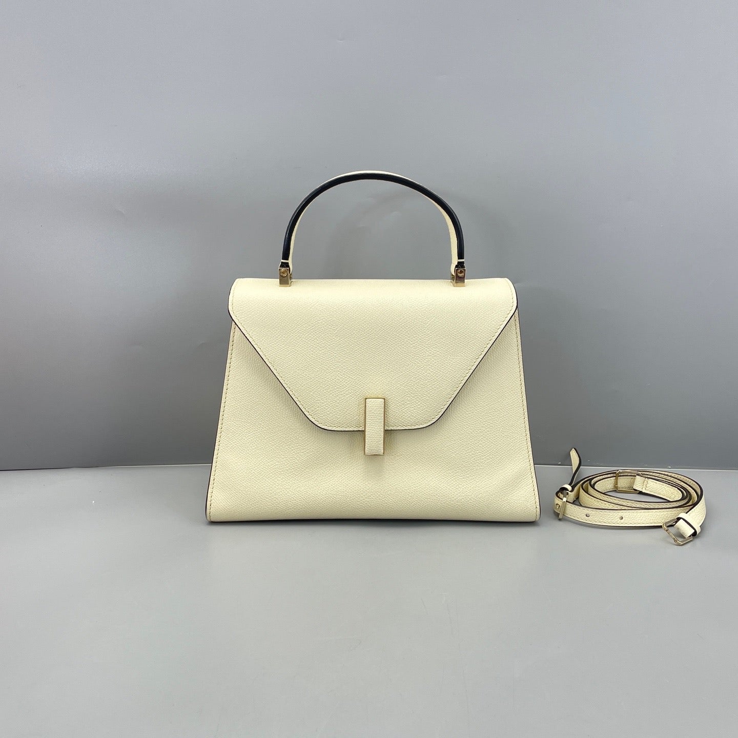Valextra - Iside - Grained calfskin leather - White - (medium)