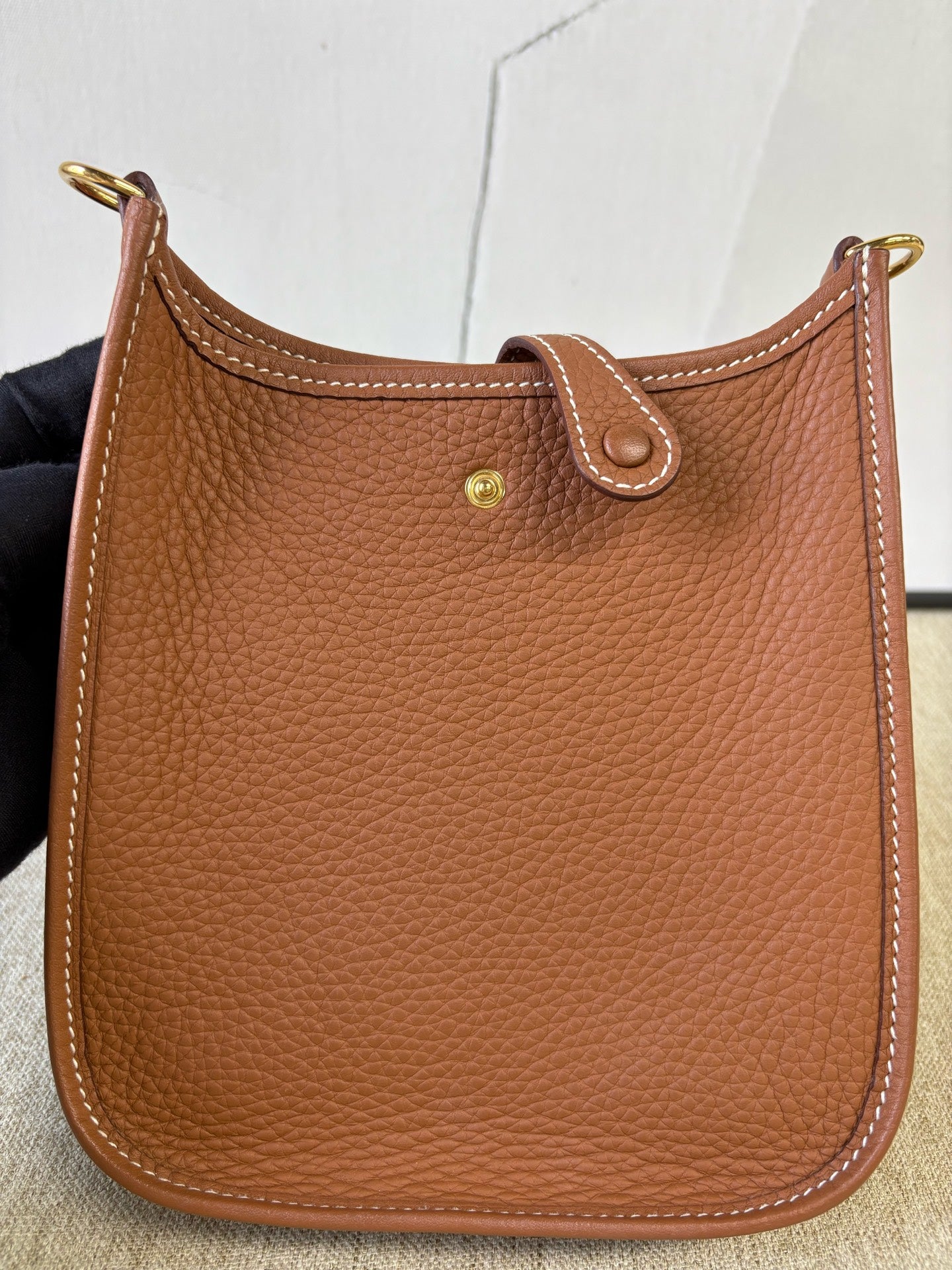 Hermès - Evelyne 16 mini - Taurillon Clemence leather - Gold - (mini)