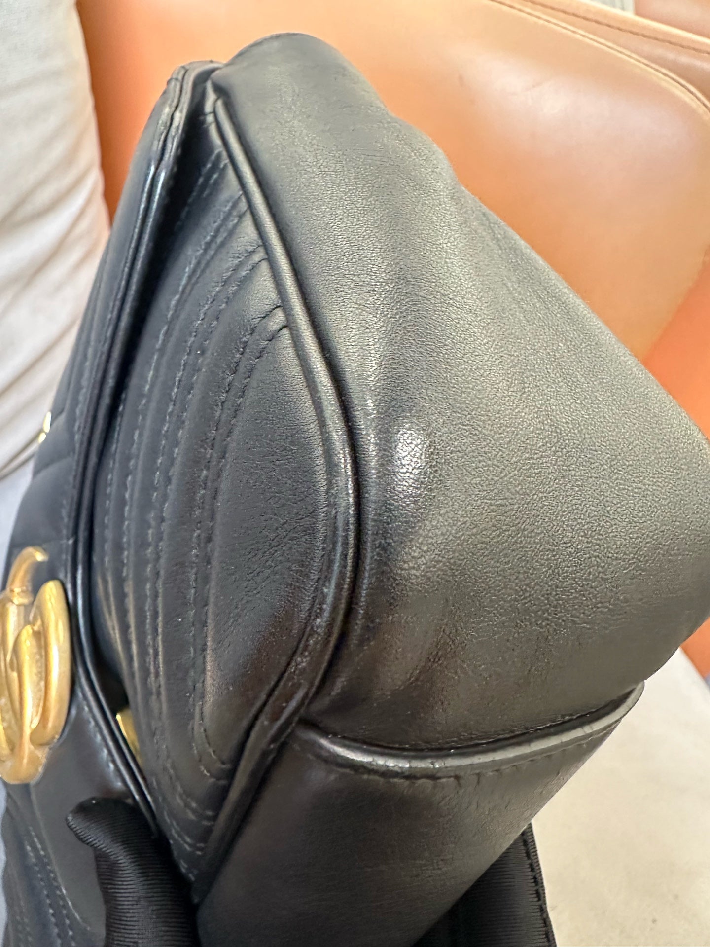 Gucci - GG Marmont Matelassé Shoulder Bag 26 - Leather - Black - (Medium)