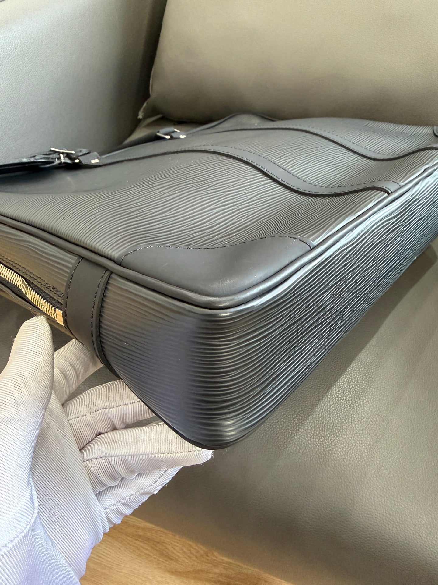 Louis Vuitton - Porte-Documents Voyage Briefcase - Epi leather - Black - (large)