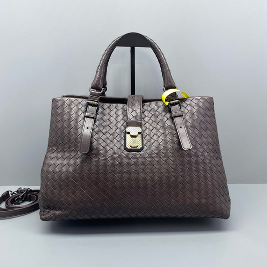 Bottega Veneta - Roma - Leather - Brown - (Large)