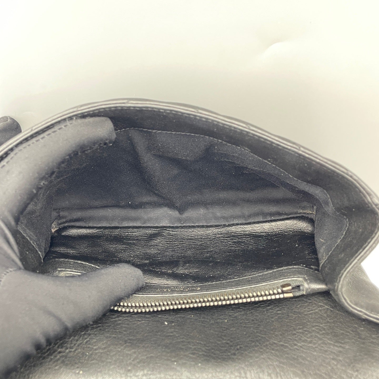Saint Laurent - Monogram Collège Bag - Grained leather - Black - (small)