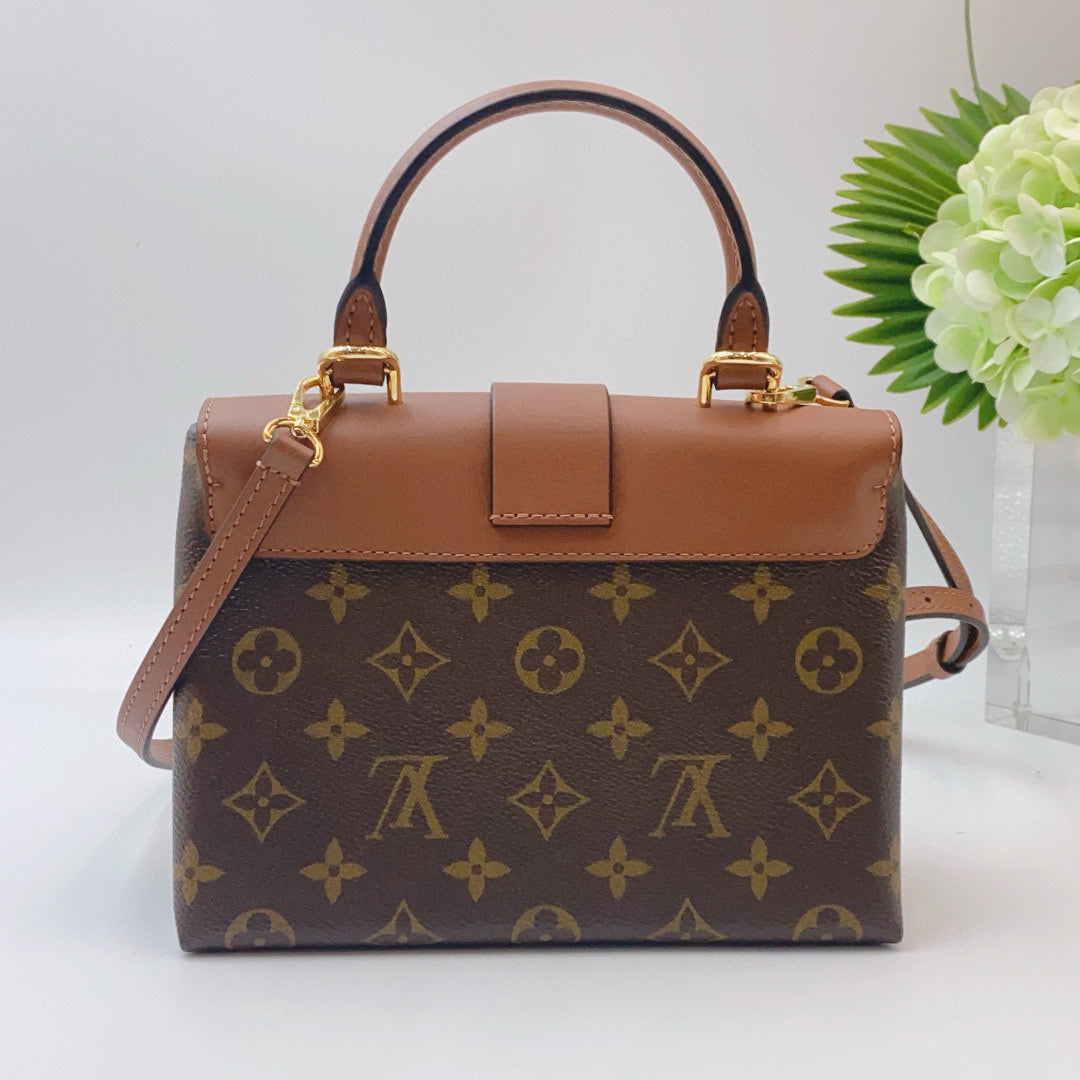 Louis Vuitton - Locky BB - Monogram coated canvas and smooth cowhide leather - Brown - (Mini)