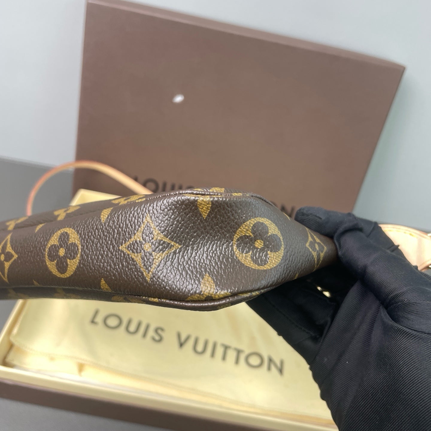 Louis Vuitton - Pochette Accessoires Monogram - Monogram coated canvas - Brown - (mini)