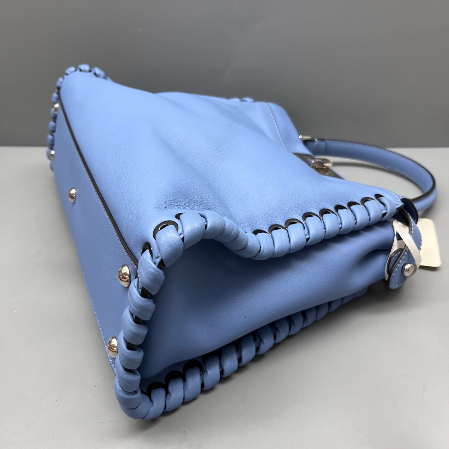 Fendi - Peekaboo - Calfskin leather - Blue - (Small)