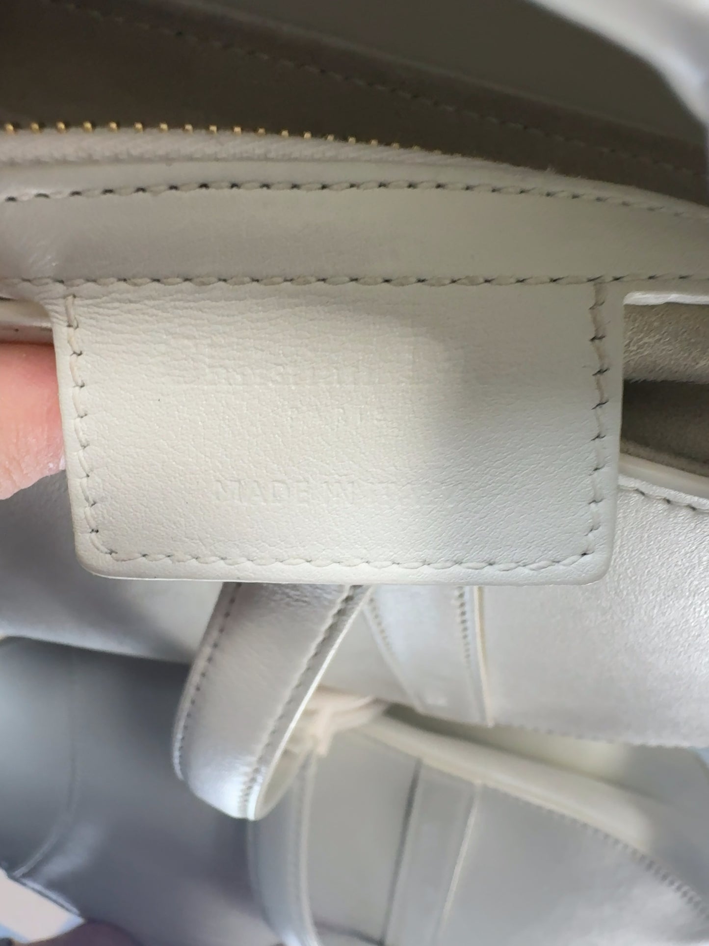 Dior - Saddle Bag - Leather - White - (Medium)