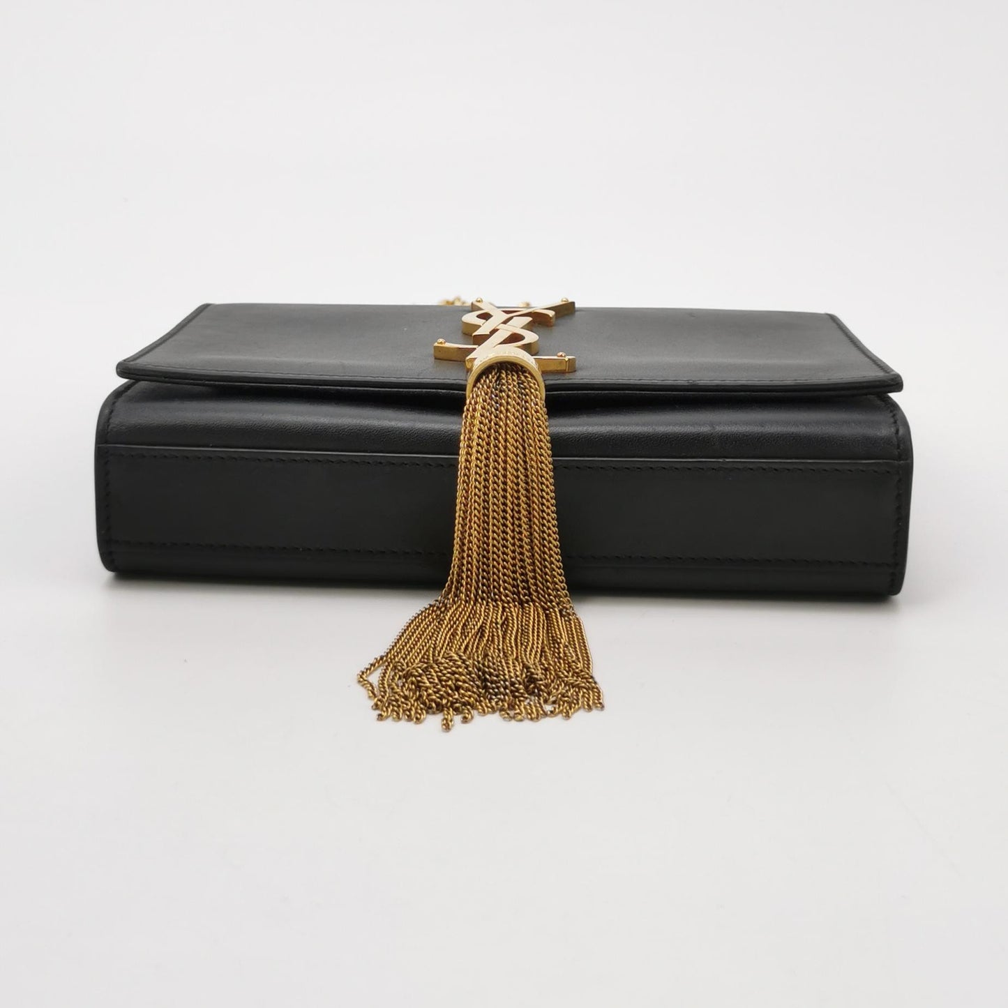 Saint Laurent - Monogram Kate Tassel Bag - Leather - Black - (Mini)