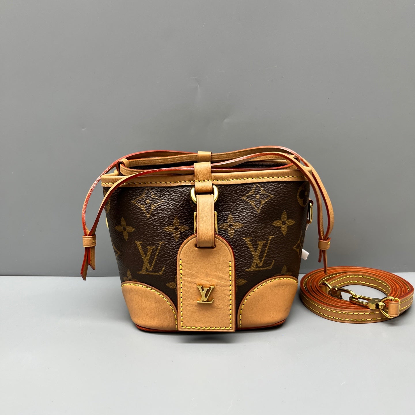 Louis Vuitton - Shaomai Bag - Monogram coated canvas and Vachetta leather - Brown - (mini)