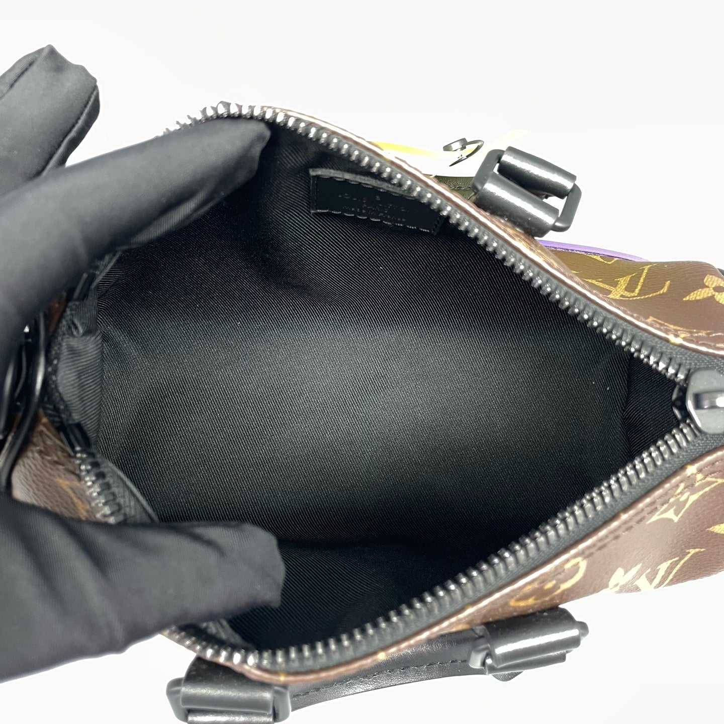 Louis Vuitton - Keepall Bandoulière XS Show Model - Monogram coated canvas with leather trims and rubber details - Brown, Black, Purple, Yellow - (mini)