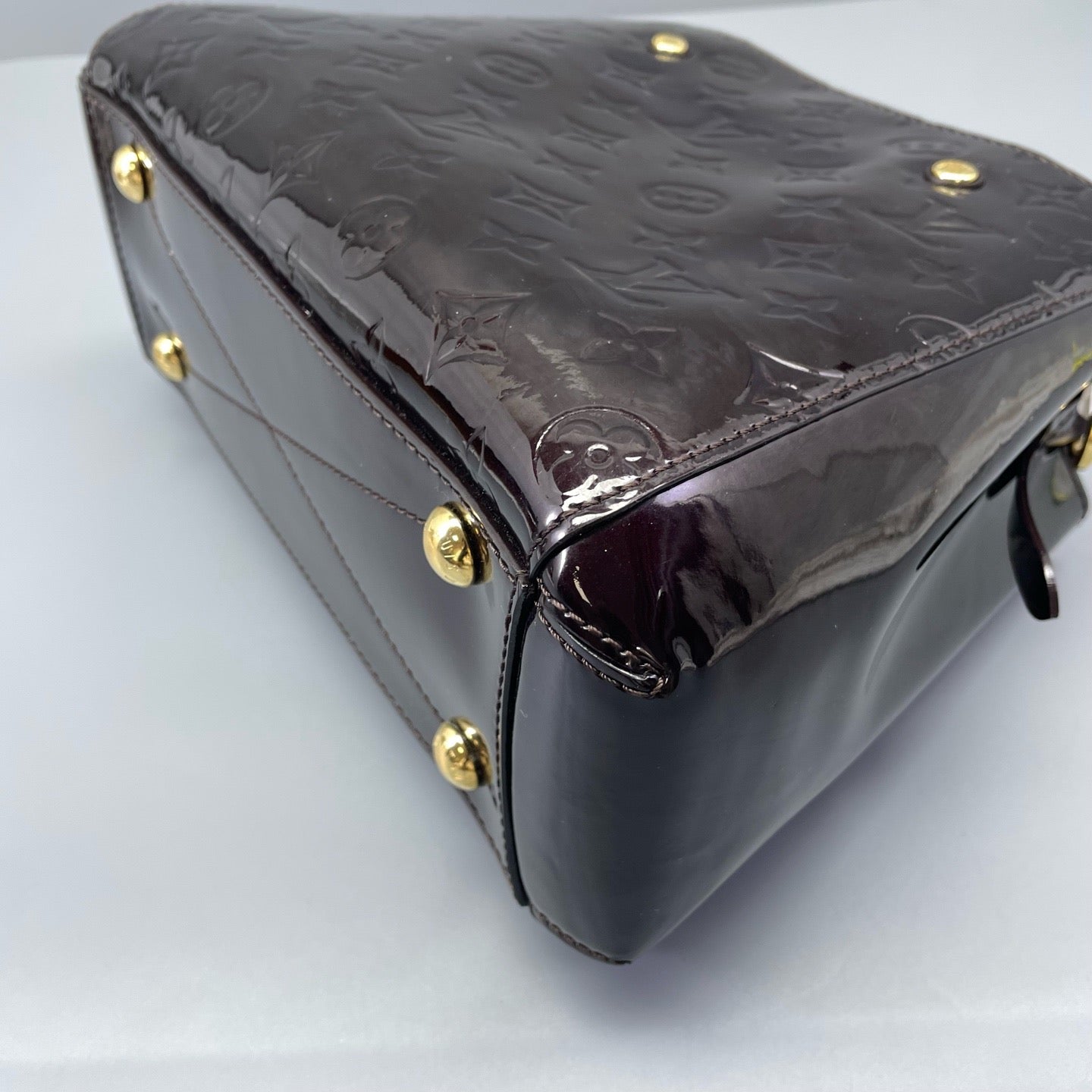 Louis Vuitton - Montaigne BB - Patent leather - Burgundy - (Mini)
