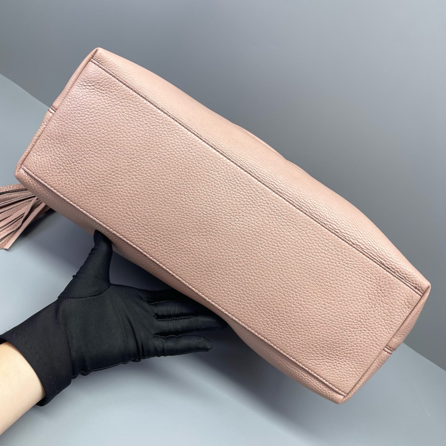 Gucci - Soho Chain Shoulder Bag - Grained leather - Pink - (medium)