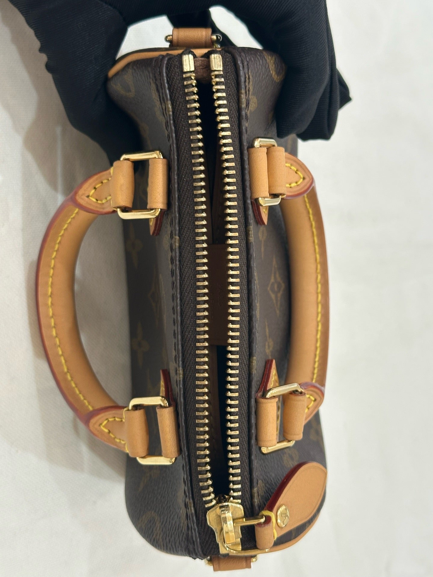 Louis Vuitton - Speedy Nano - Monogram coated canvas and Vachetta leather - Brown - (mini)