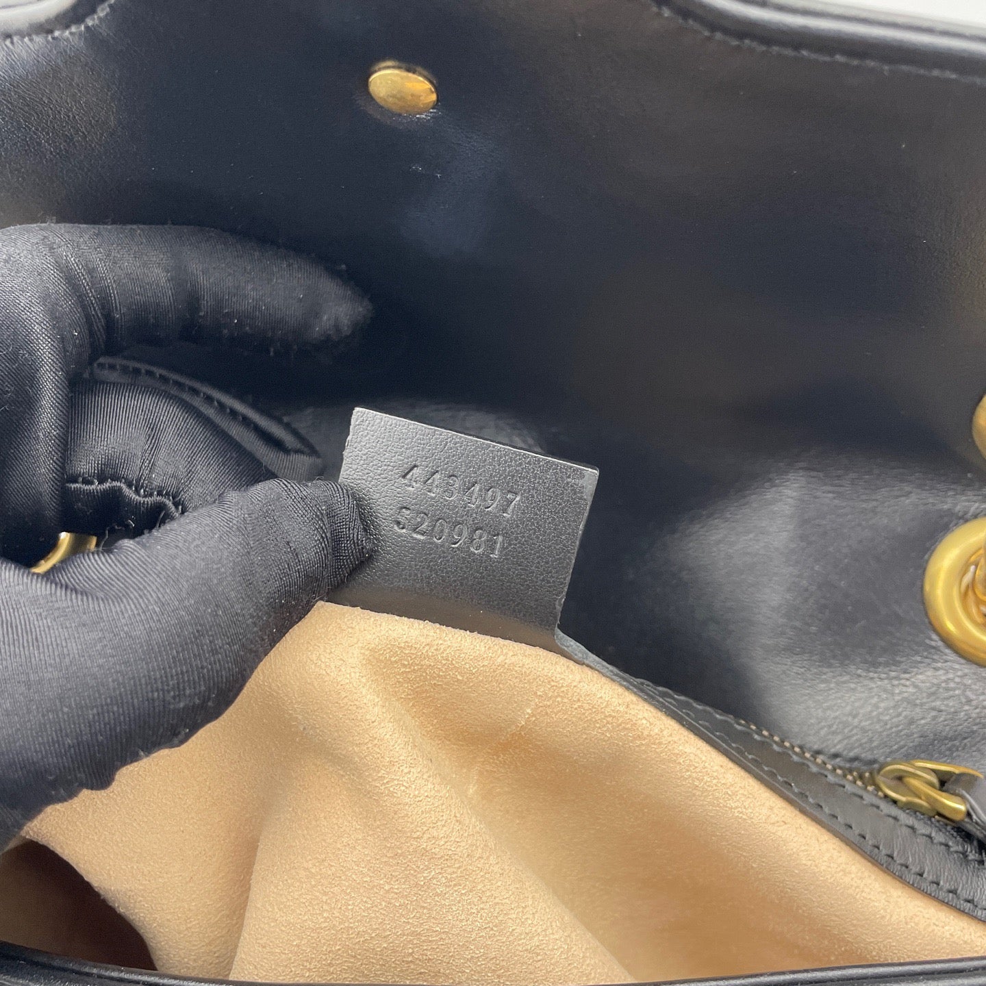 Gucci - Marmont Flap Bag 26 - Leather - Black - (Medium)
