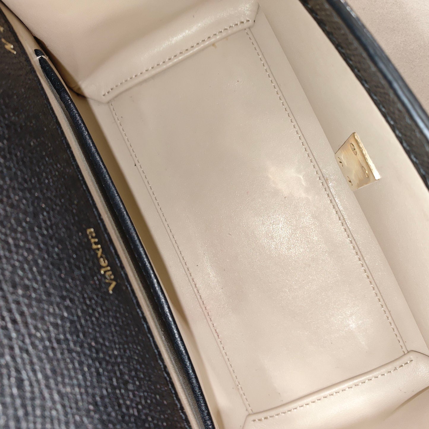 Valextra - Iside Mini - Millepunte grained calfskin leather - Black - (Mini)