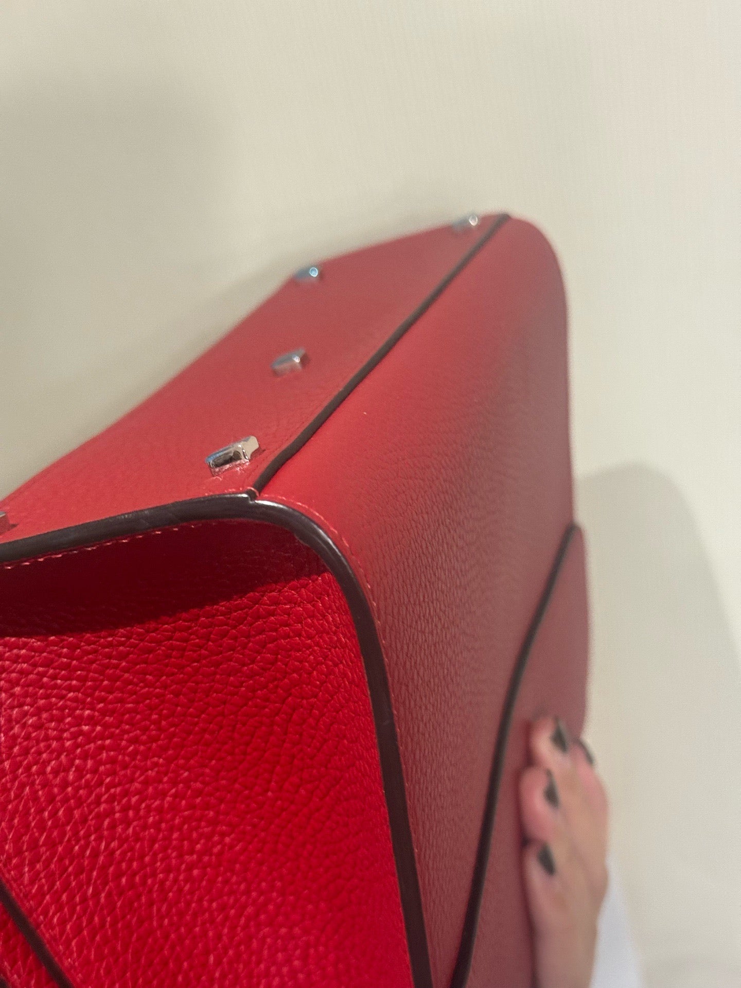 Moynat - Rejane - Grained calfskin leather - Red - (Medium)