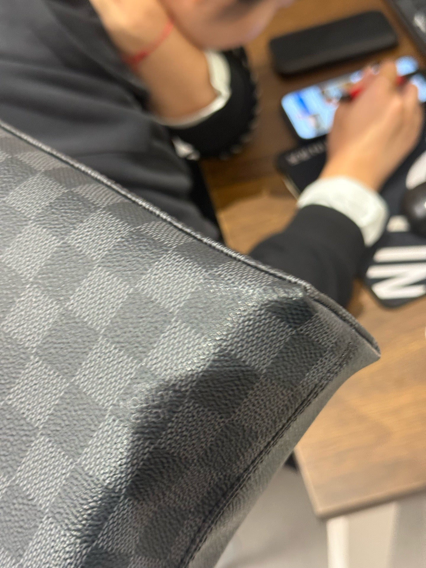 Louis Vuitton - Briefcase - Damier Graphite coated canvas with leather trim - Black - (large)