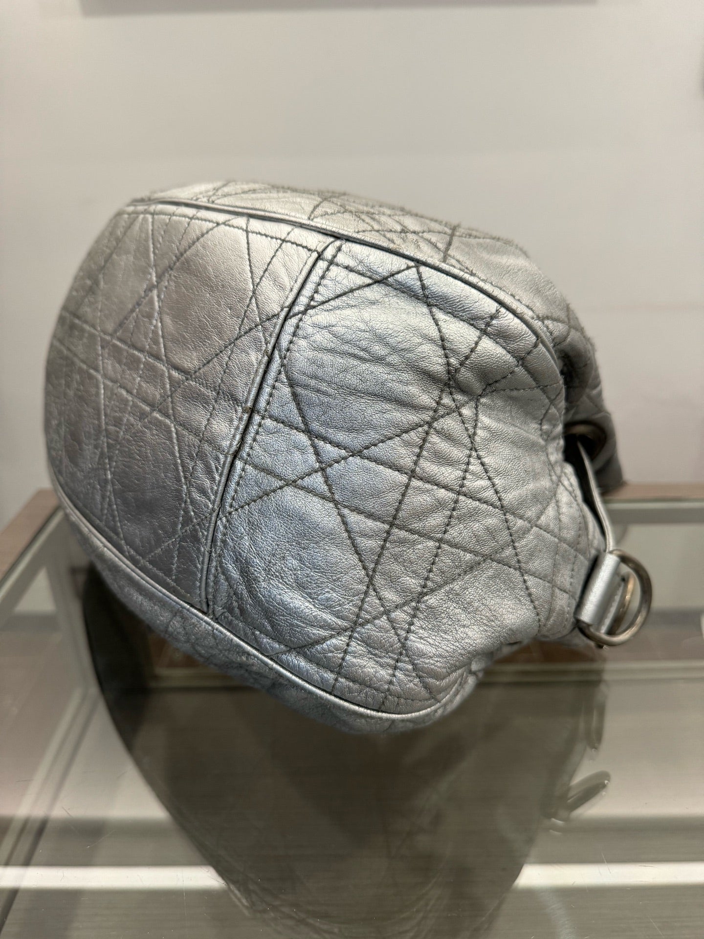 Dior - Gaucho - Leather - Silver - (Medium)