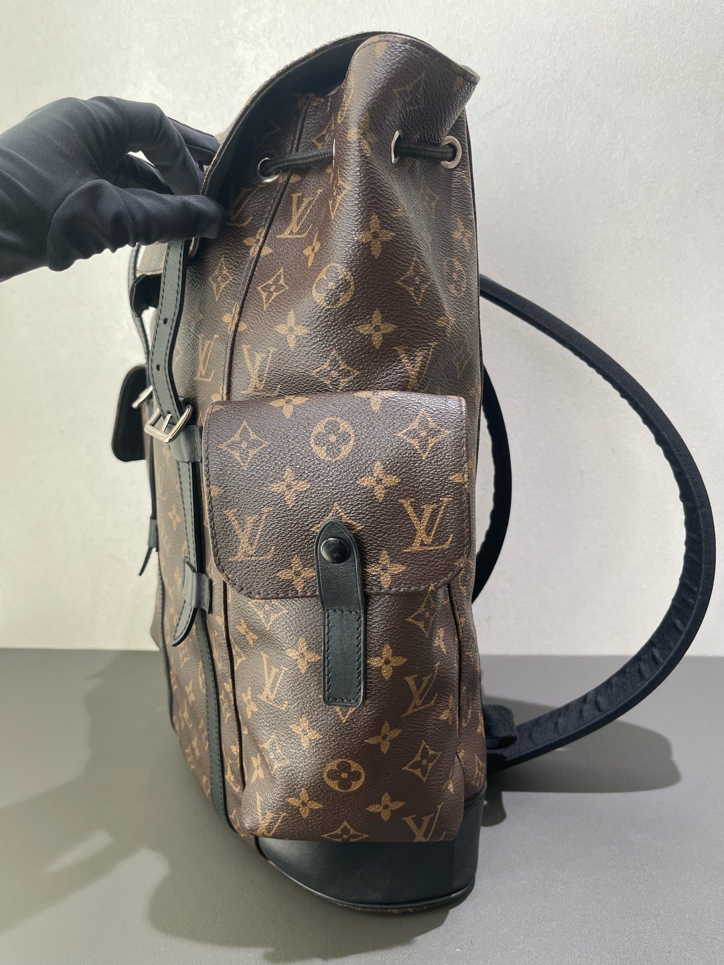Louis Vuitton - Christopher MM - Monogram Canvas with Leather Trim - Brown - (Large)