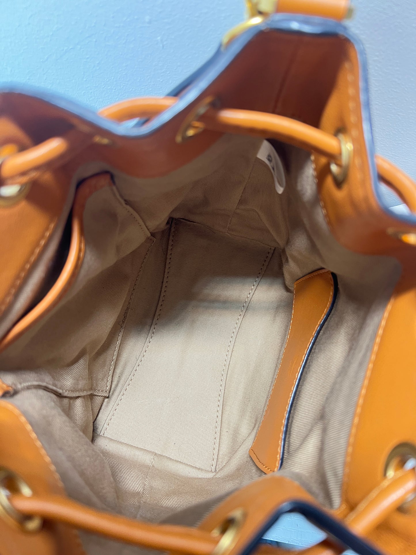 MCM - Visetos Essential Bucket Bag - Coated canvas and leather - Brown - (mini)