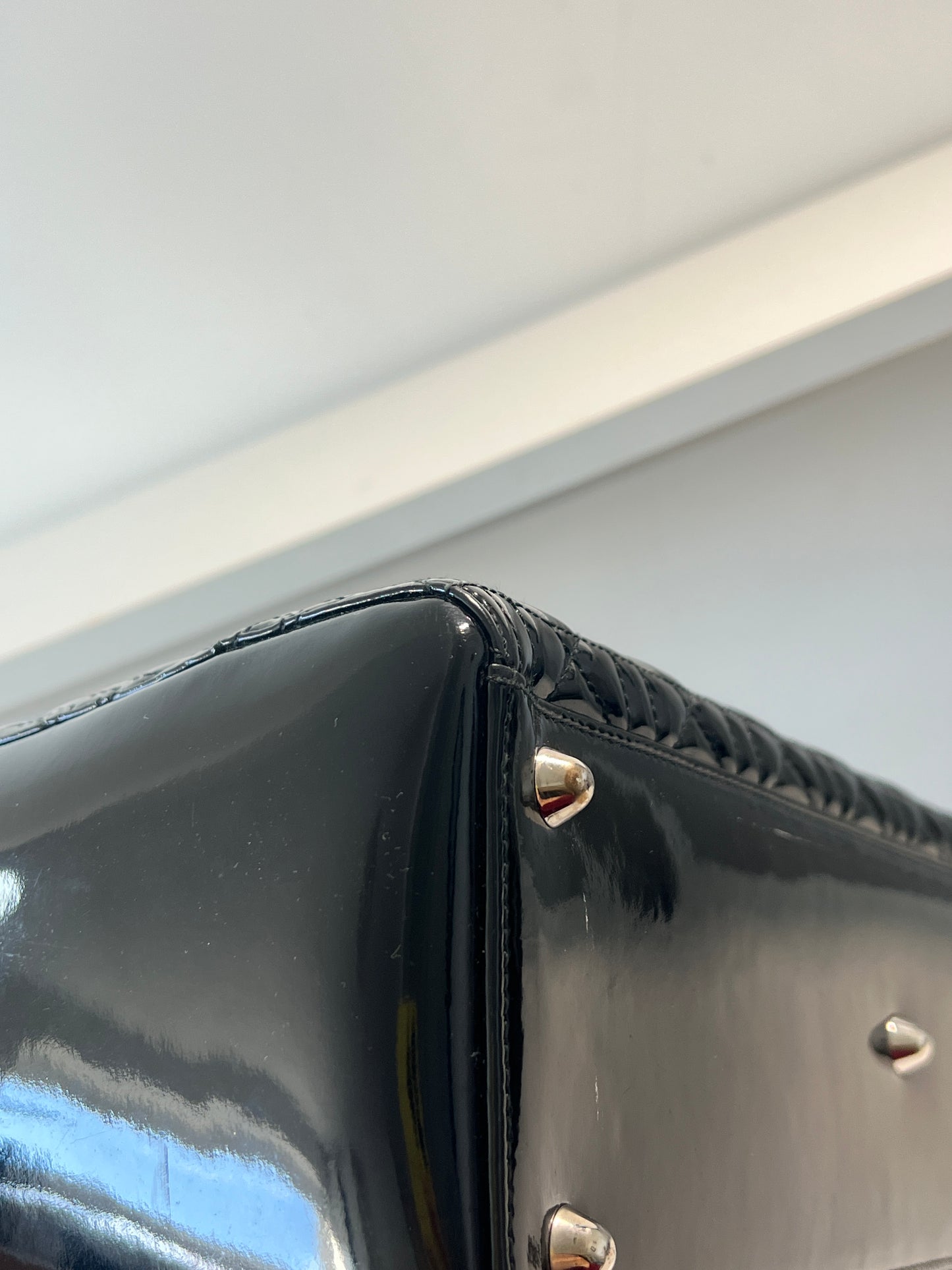 Dior - Lady Dior - Patent leather - Black - (medium)