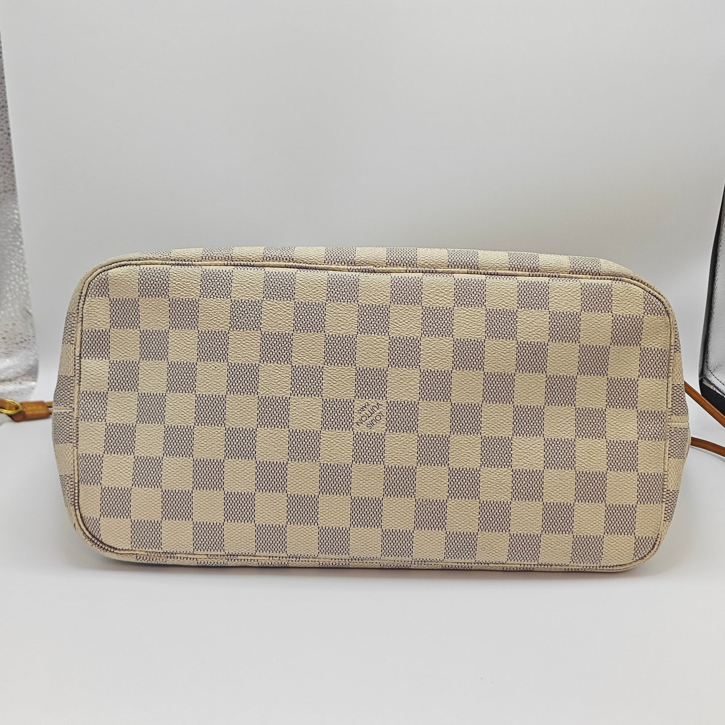 Louis Vuitton - Neverfull MM - Damier Azur coated canvas with Vachetta leather trim - Beige - (Medium)