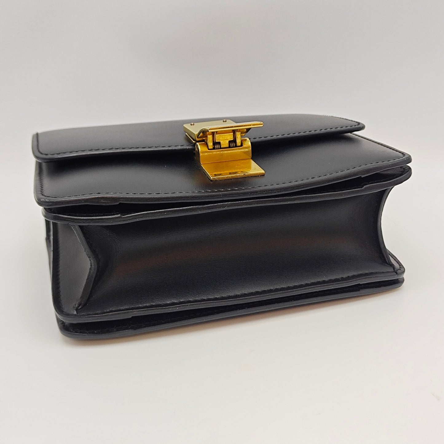 Celine - Classic Box Bag Small (Tofu Bag) - Calfskin leather - Black - (small)