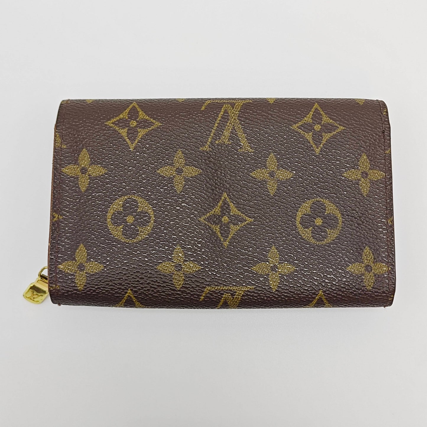 Louis Vuitton - Monogram Flap Wallet - Monogram coated canvas with leather lining - Brown - (small)