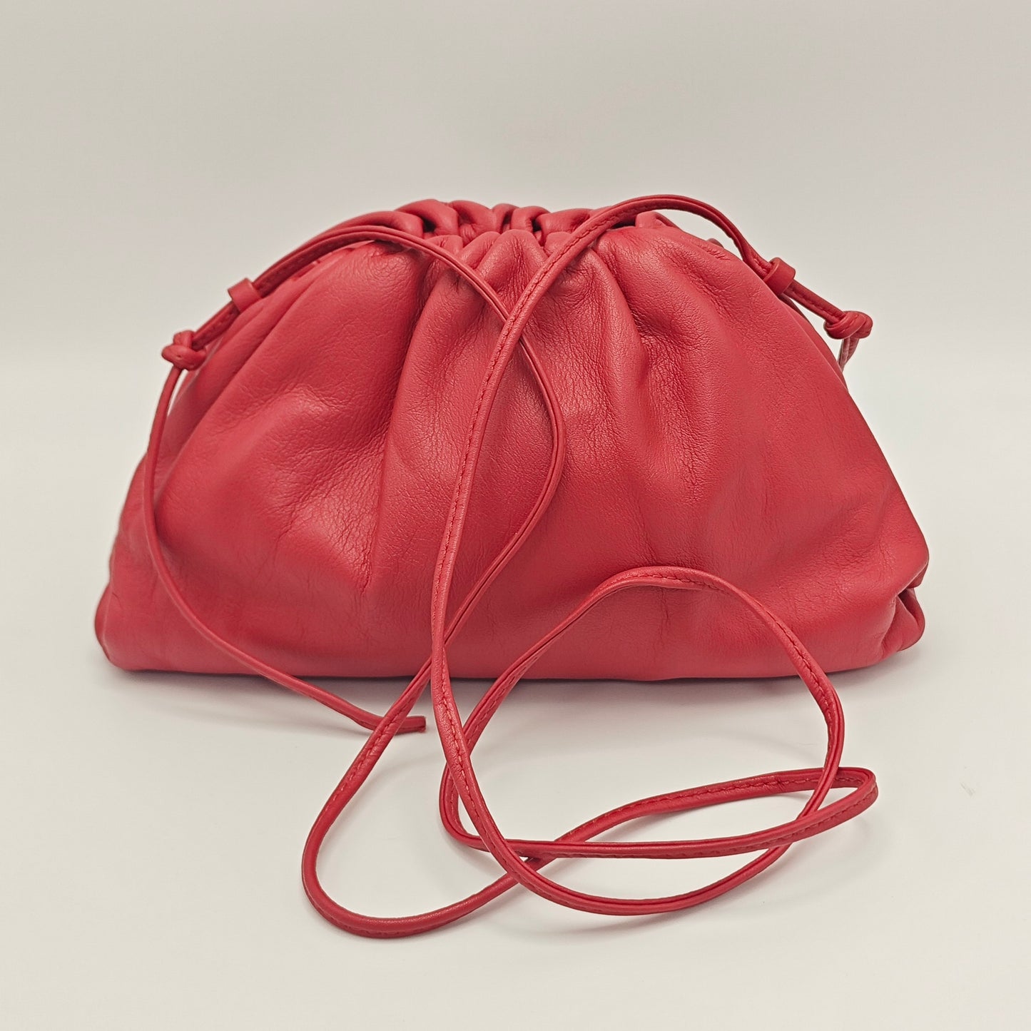 Bottega Veneta - The Pouch - Leather - Red - (small)