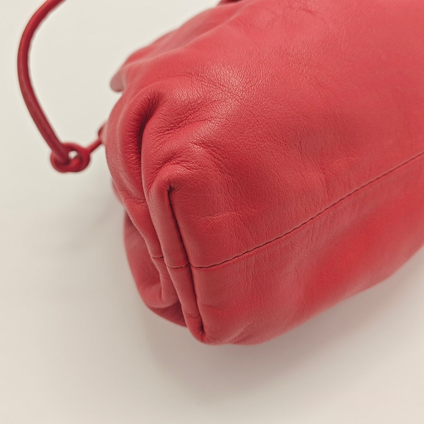 Bottega Veneta - The Pouch - Leather - Red - (small)
