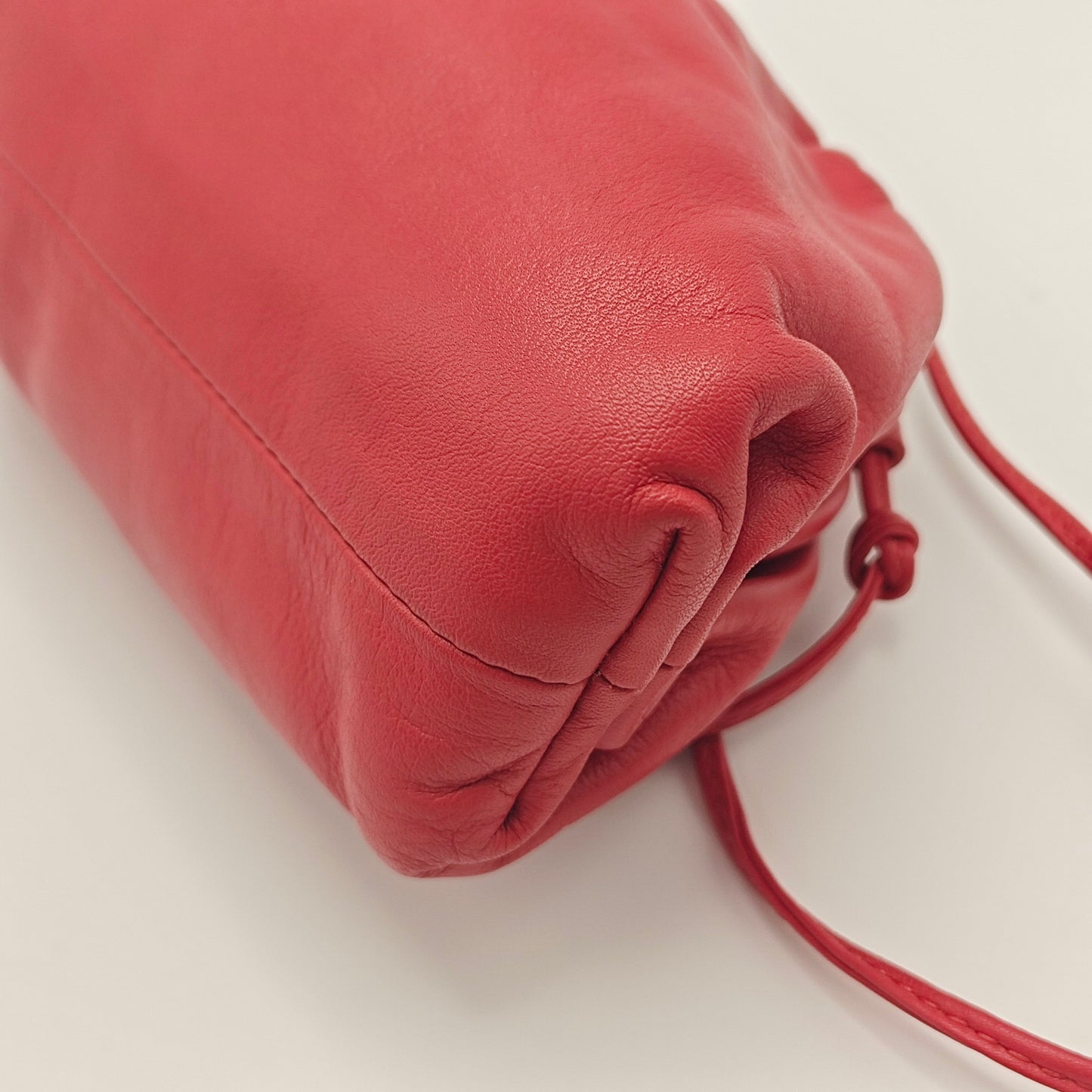 Bottega Veneta - The Pouch - Leather - Red - (small)