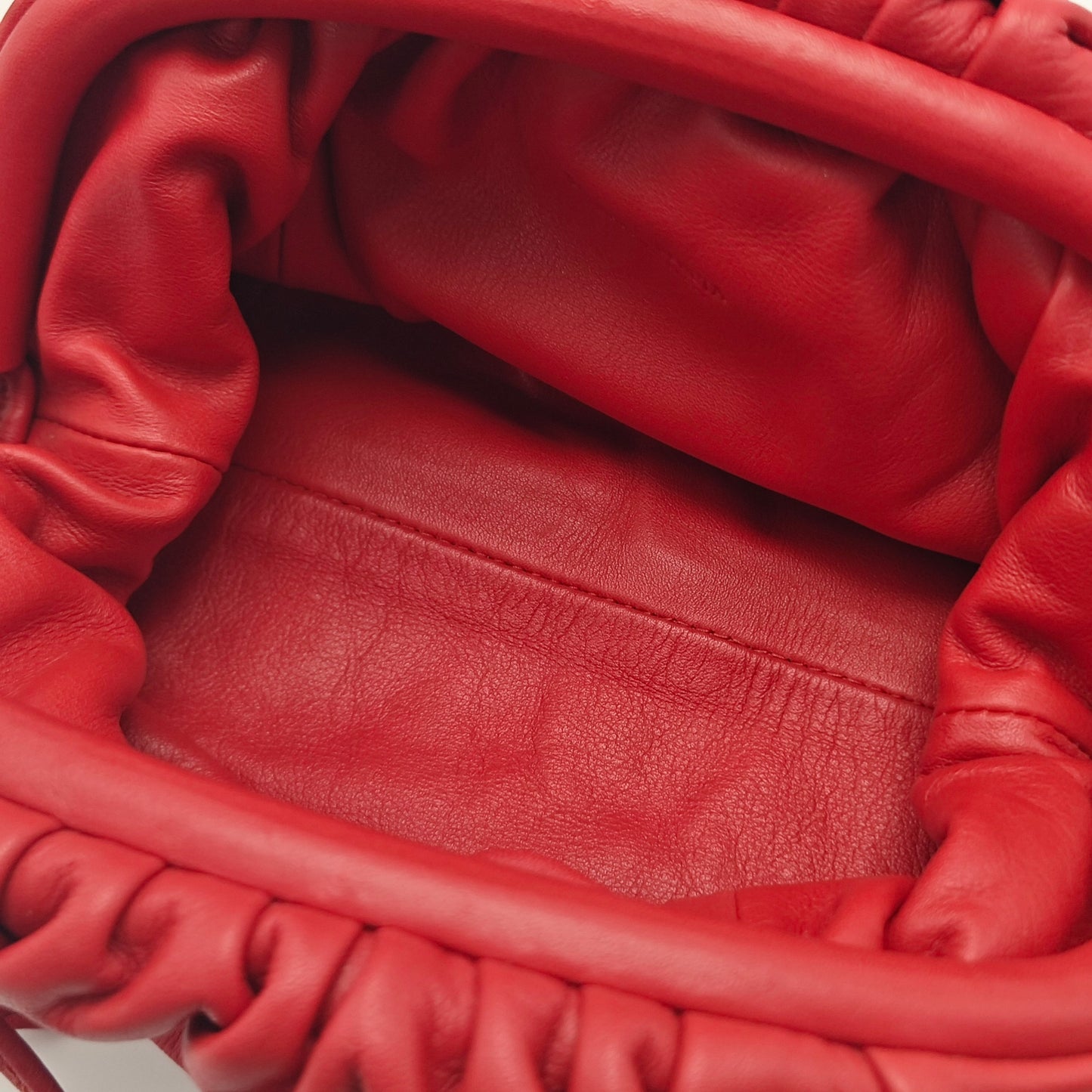 Bottega Veneta - The Pouch - Leather - Red - (small)