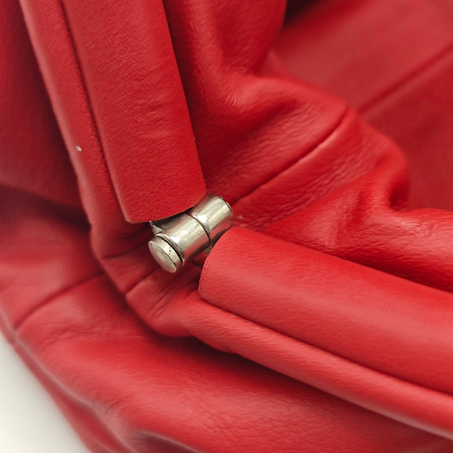 Bottega Veneta - The Pouch - Leather - Red - (small)