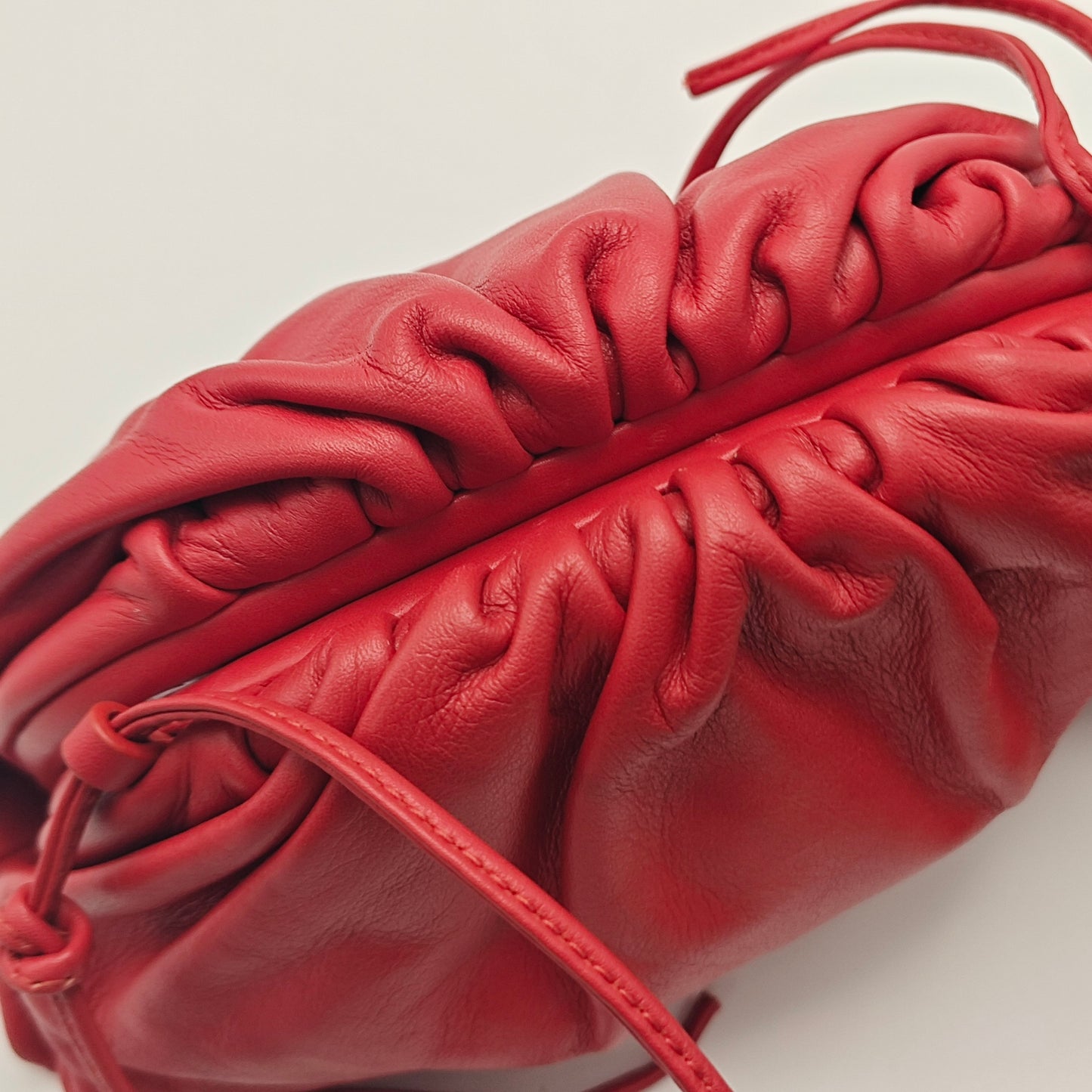Bottega Veneta - The Pouch - Leather - Red - (small)