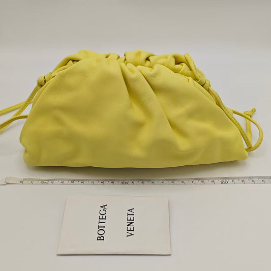 Bottega Veneta - The Mini Pouch - Leather - Yellow - (small)