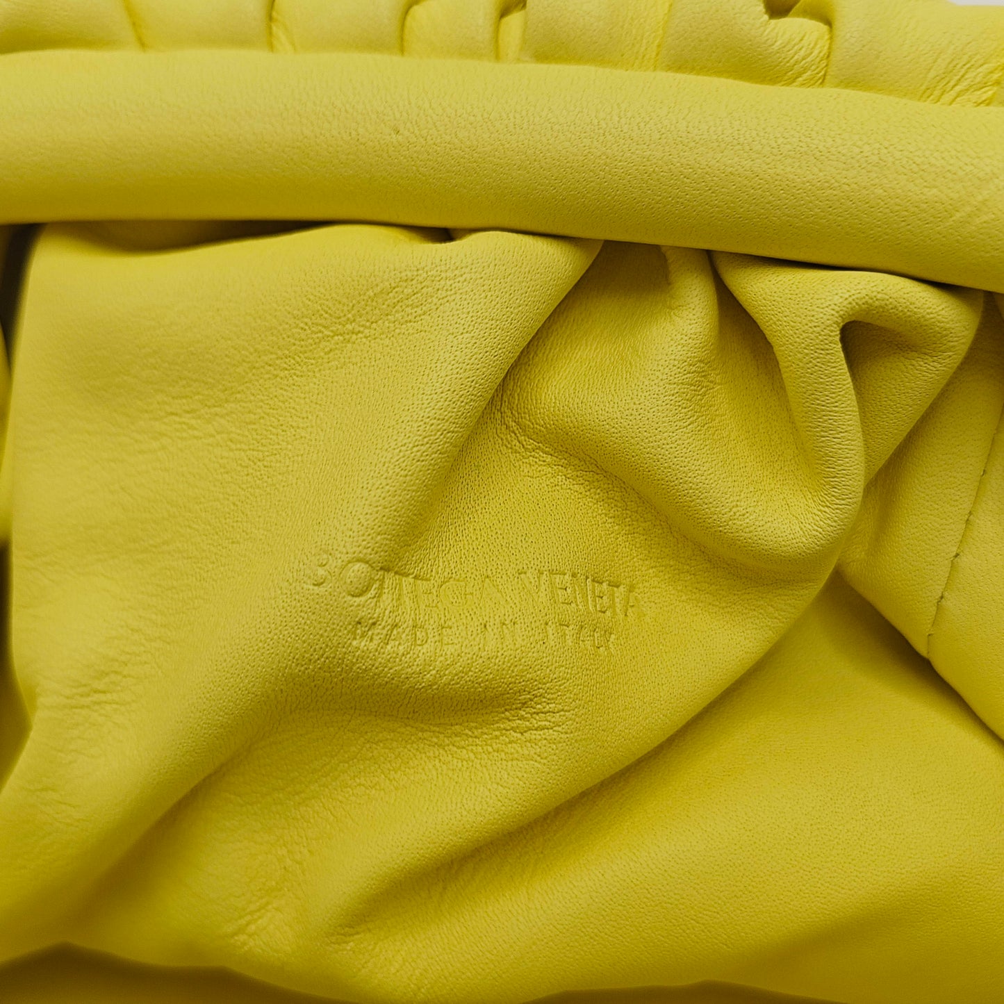 Bottega Veneta - The Mini Pouch - Leather - Yellow - (small)