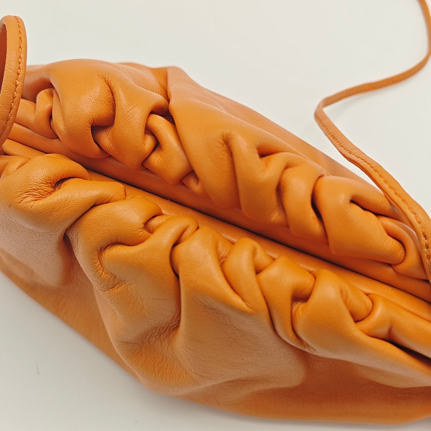 Bottega Veneta - The Pouch - Leather - Orange - (Small)