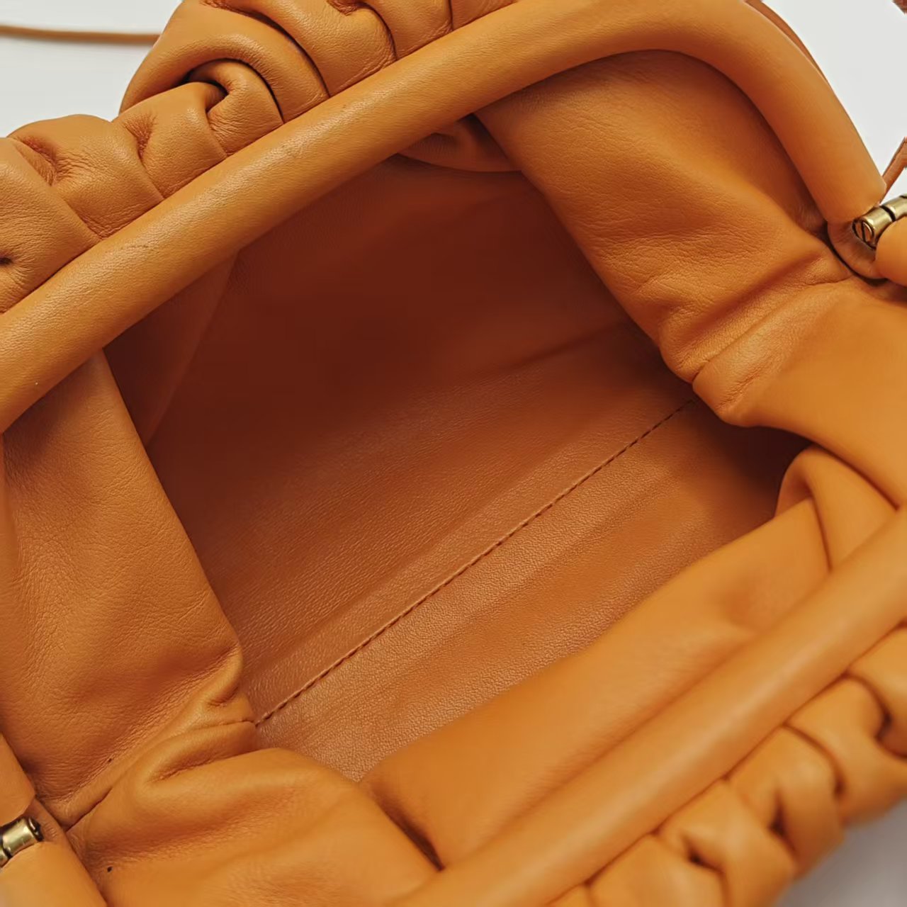 Bottega Veneta - The Pouch - Leather - Orange - (Small)