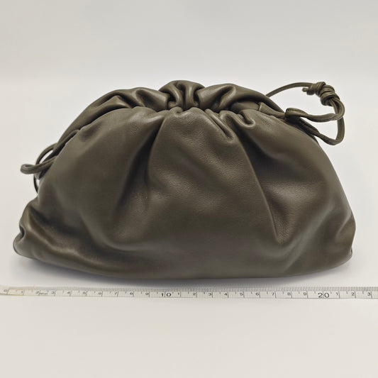 Bottega Veneta - The Pouch - Leather - Dark Olive Brown - (small)