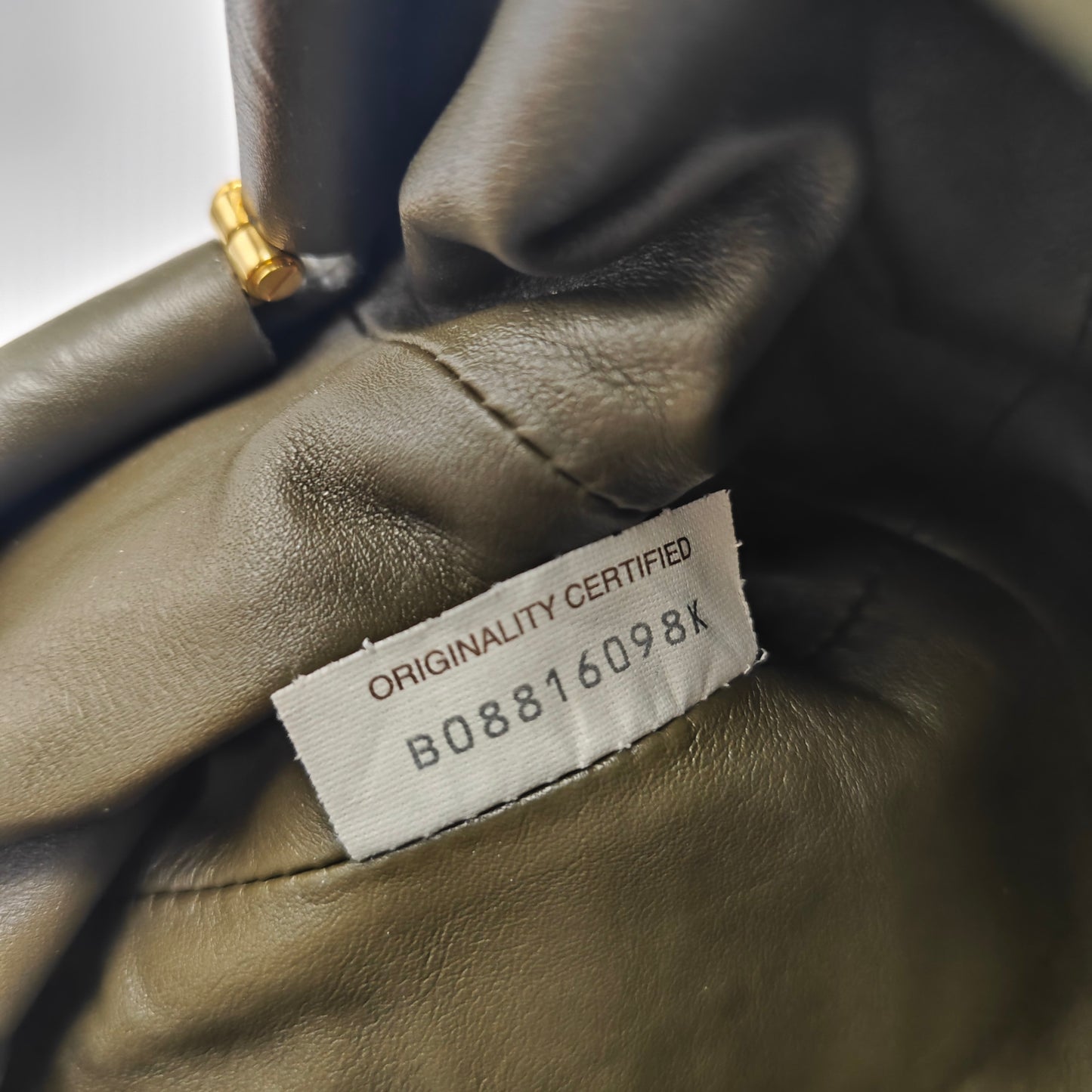 Bottega Veneta - The Pouch - Leather - Dark Olive Brown - (small)