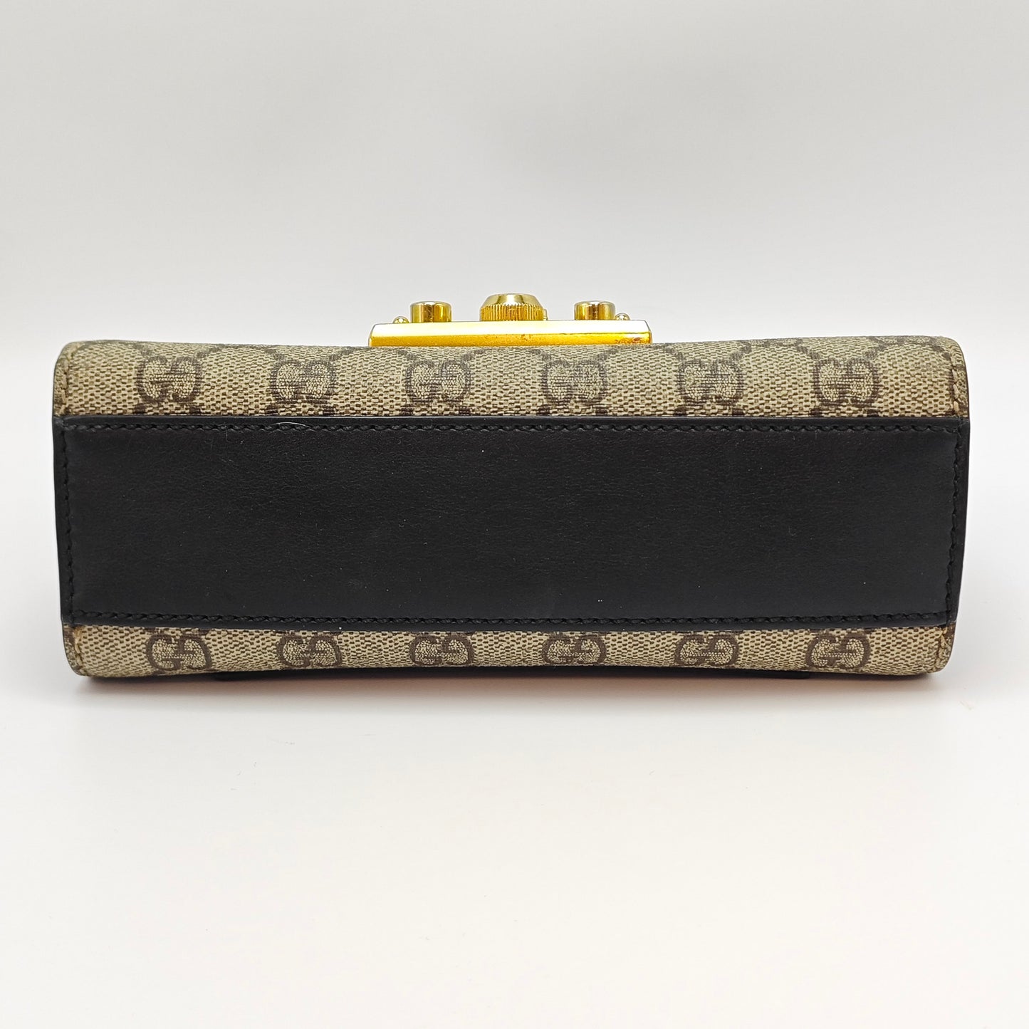 Gucci - Padlock - GG Supreme canvas and Leather - Beige - (small)