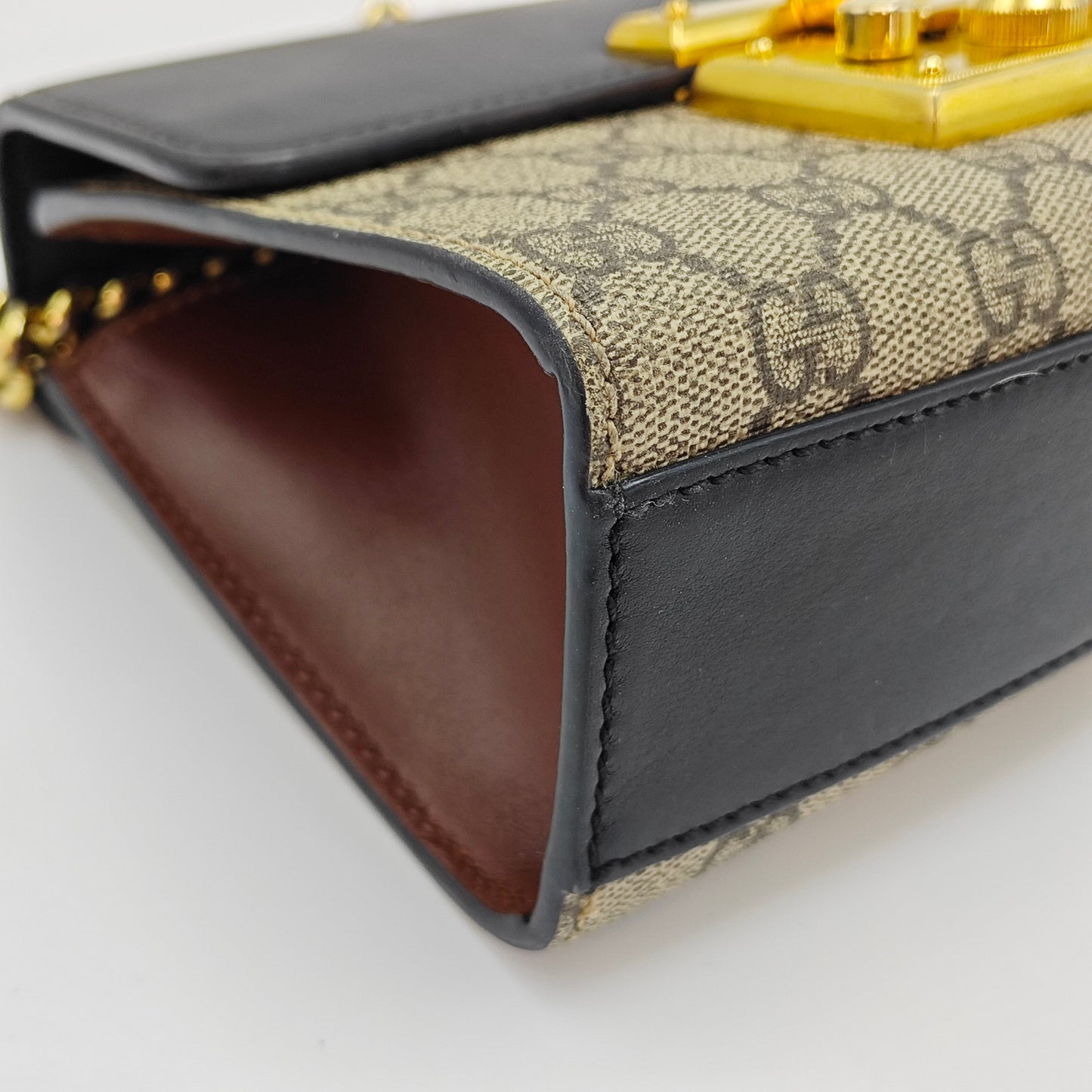 Gucci - Padlock - GG Supreme canvas and Leather - Beige - (small)