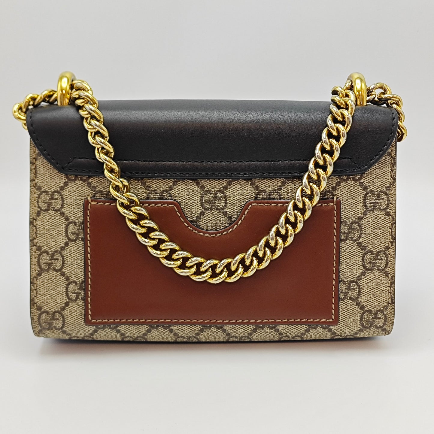 Gucci - Padlock - GG Supreme canvas and Leather - Beige - (small)