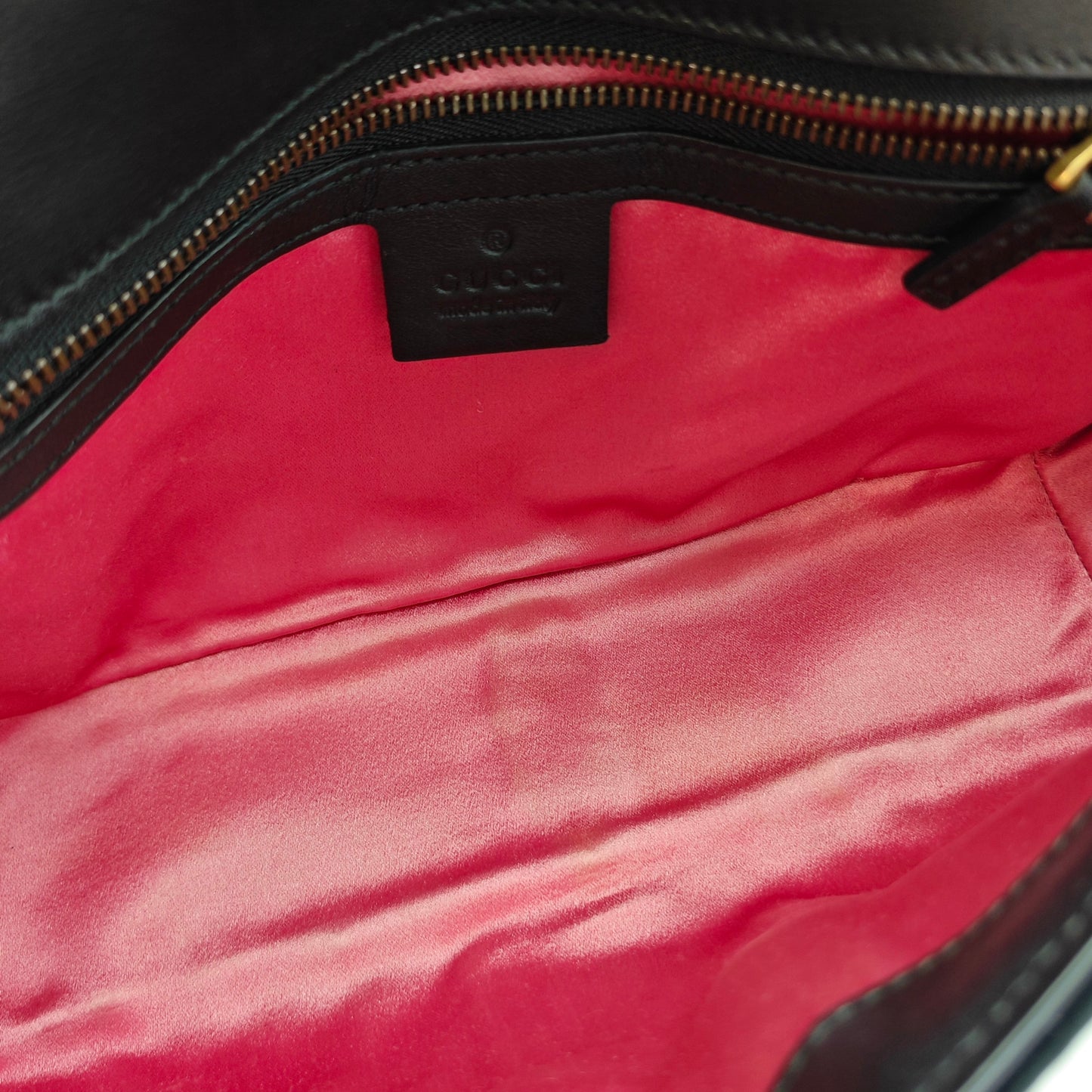 Gucci - GG Marmont Matelassé Shoulder Bag - Velvet - Black - (Small)